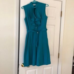 Classy Calvin Klein turquoise dress